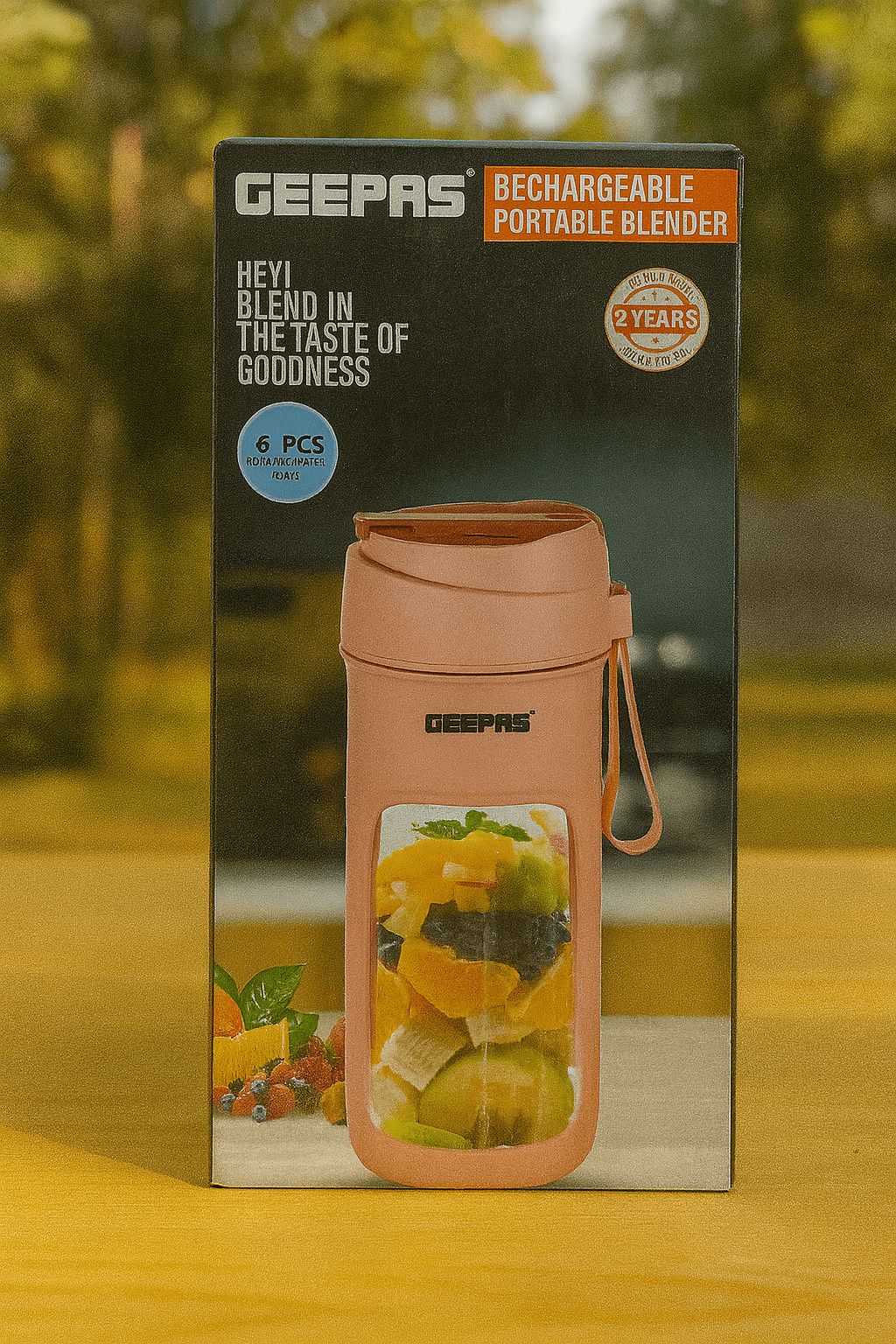 Geepas - Rechargeable Portable Blender ©